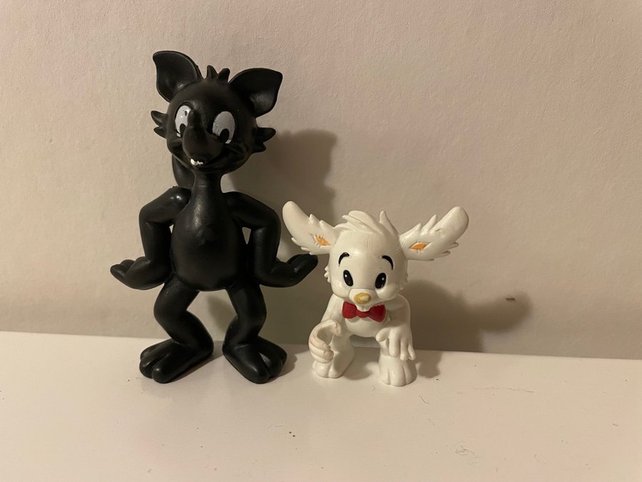 Figurer Bamse Vargen och Lille Skutt