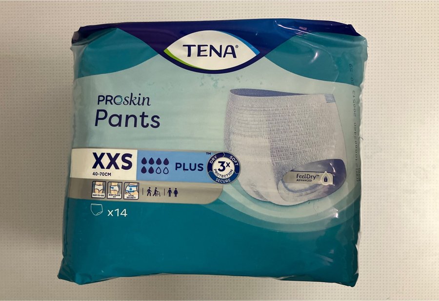 Tena pants XXS (2x14 st)