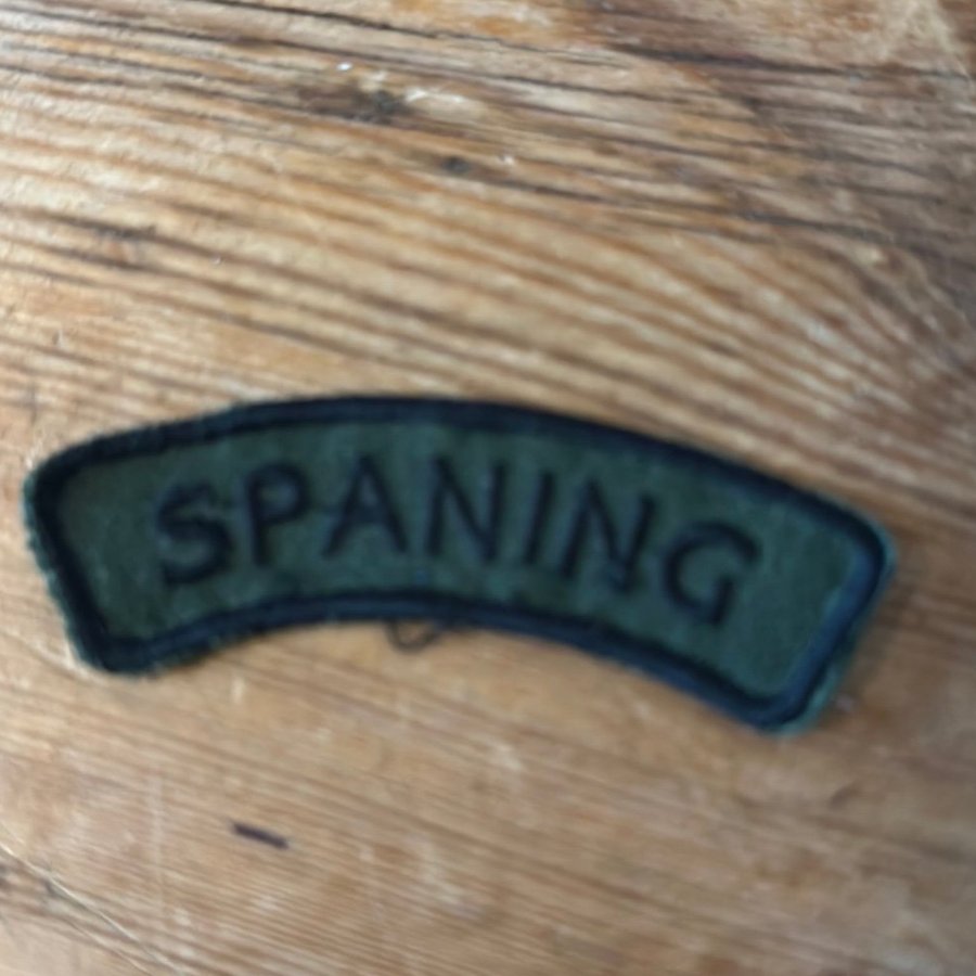 Tygmärke Spaning