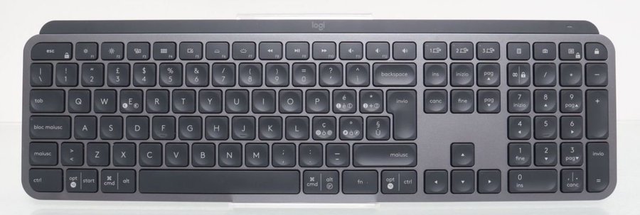 Logitech Tangentbord MX Keys Plus för Mac/Windows ITALIENSKT