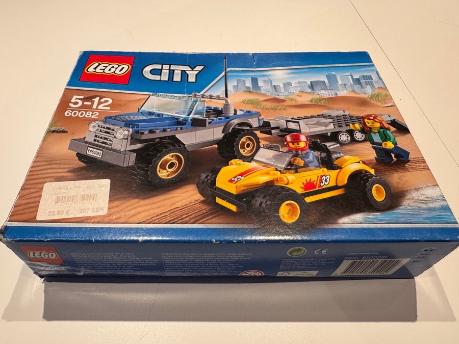 LEGO City 60082 Off-Road Buggy  Trailer, 100% koplett I toppskick!