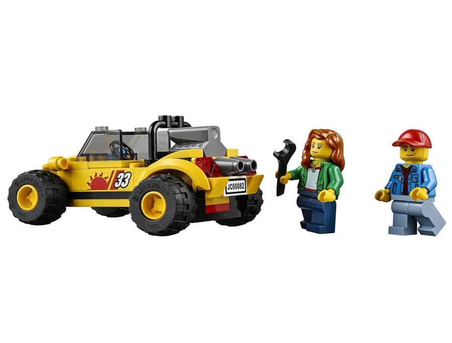 LEGO City 60082 Off-Road Buggy  Trailer, 100% koplett I toppskick!