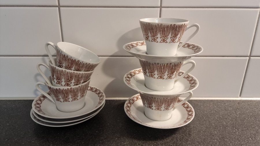 RETRO KAFFEKOPPAR UPSALA EKEBY EWEDEN KARLSKRONA