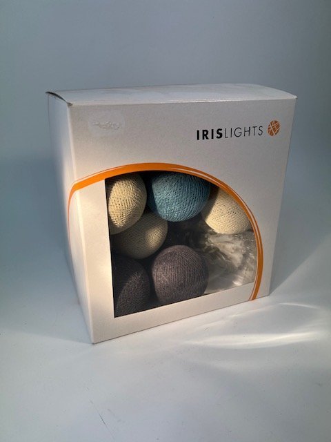 Iris lights. Ljusslinga/ljusbollar med 20 LED-lampor