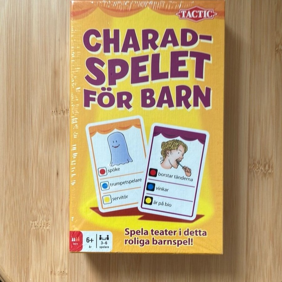 Charad-Spelet för Barn - Tactic HELT NYTT