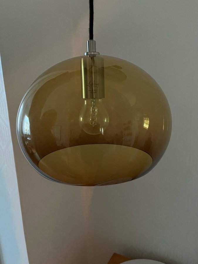 Hänglampa Lampa Taklampa rökfärgad