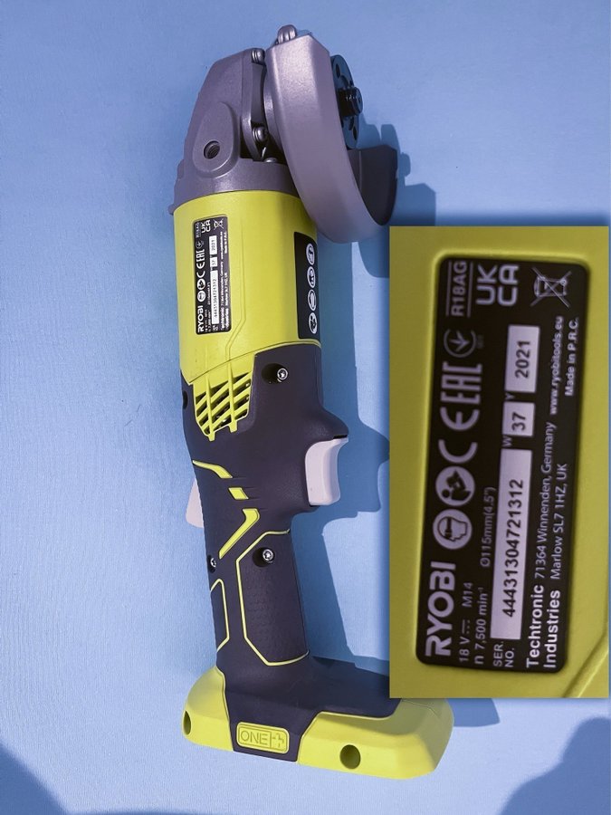 Ryobi 18V Vinkelslip