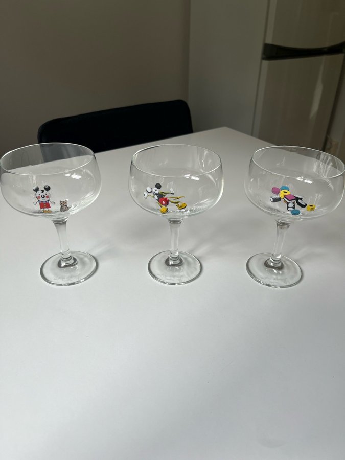 Lasse Åberg Martini glas/glasskål