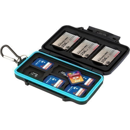 Ruggard Leda Memory Card Case for 6 SD, 6 microSD, 3 CF/CFast Cards