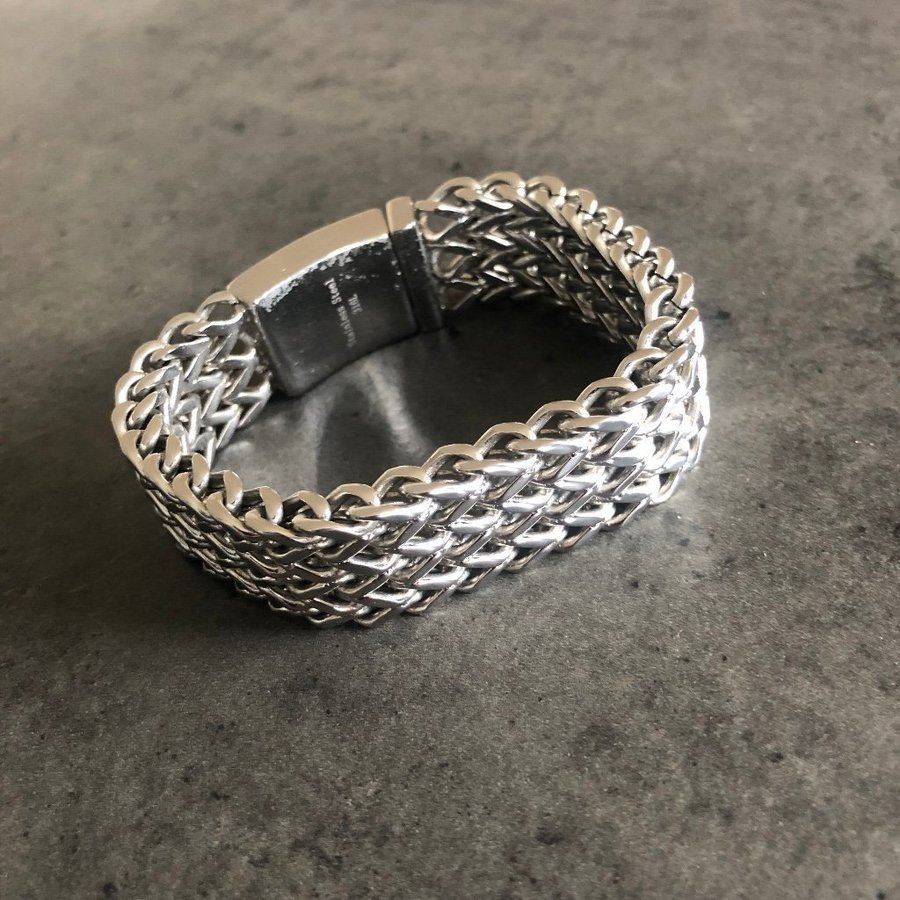 788 Maffigt armband stål stainless steel NYTT