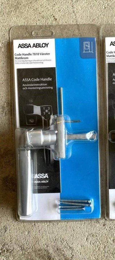 Assa Abloy Dörrhandtag Code Handle 7810 vänster Mattkrom.