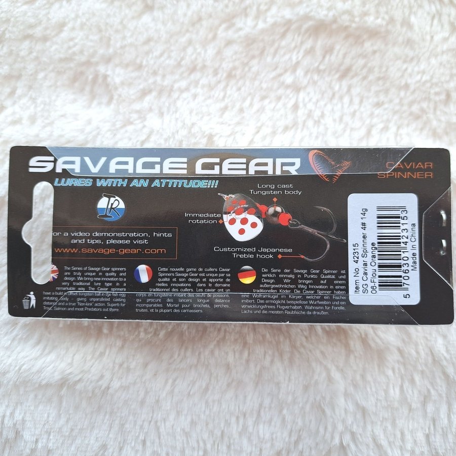 SAVAGE GEAR Caviar Spinner 4# 14g