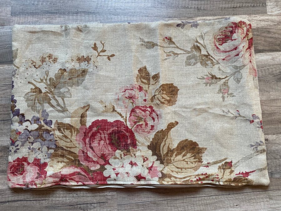 Mulberry vintage floral linnen /ateljésydd Kuddfodral 40x60