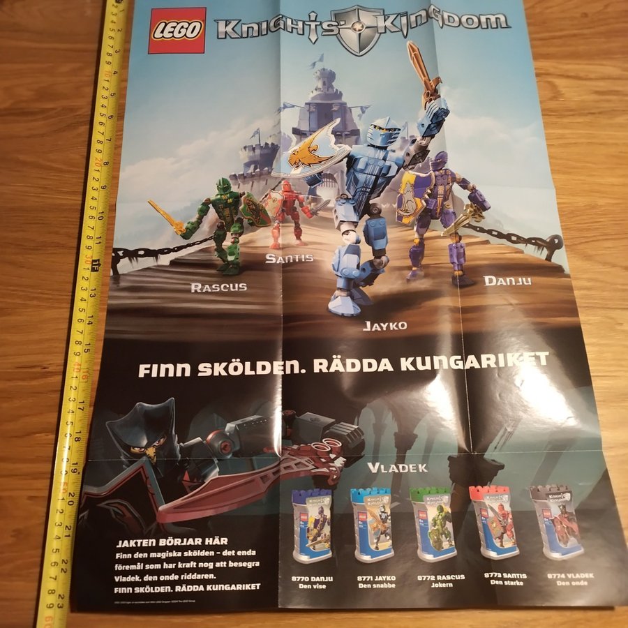 Lego Knights Kingdom plansch