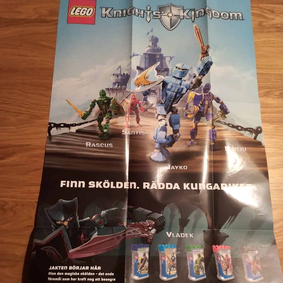 Lego Knights Kingdom plansch