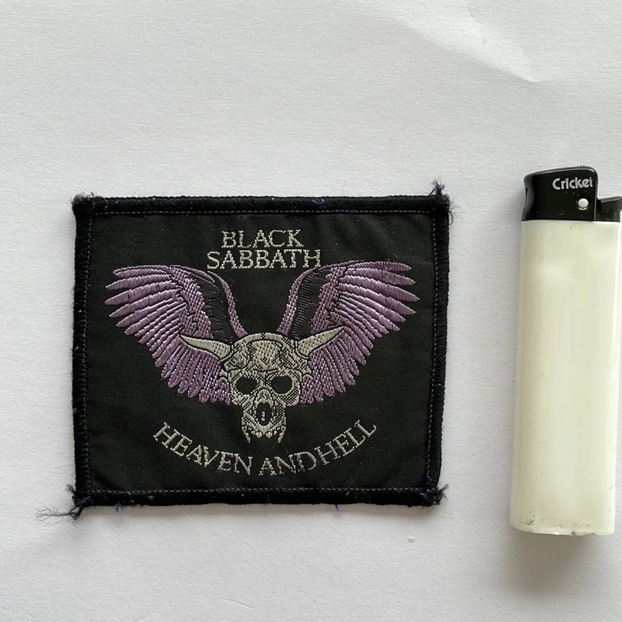 Black sabbath patch 80s