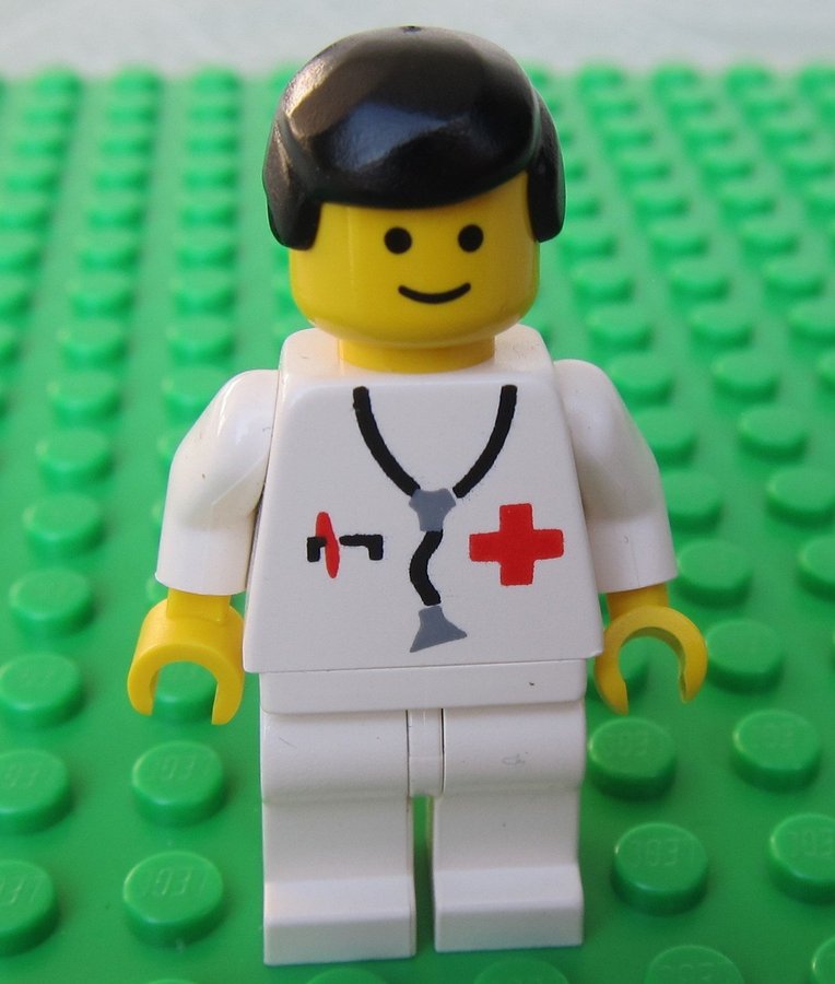 LEGO figur Läkare Doktor Sjukvårdare