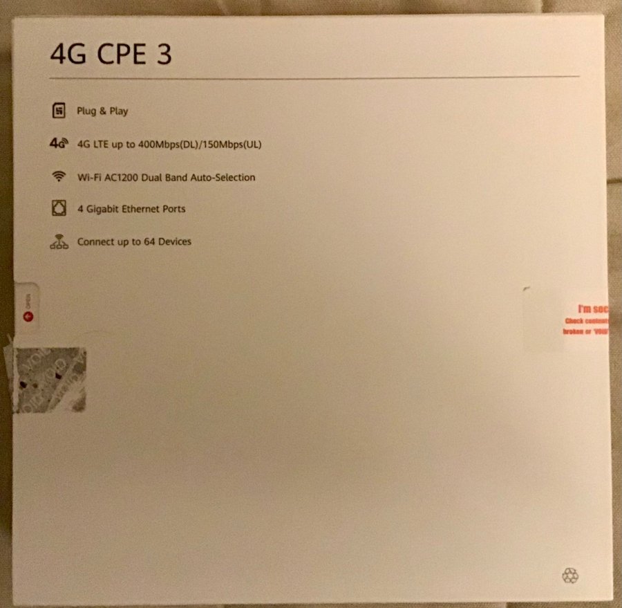 4G CPE 3 Router