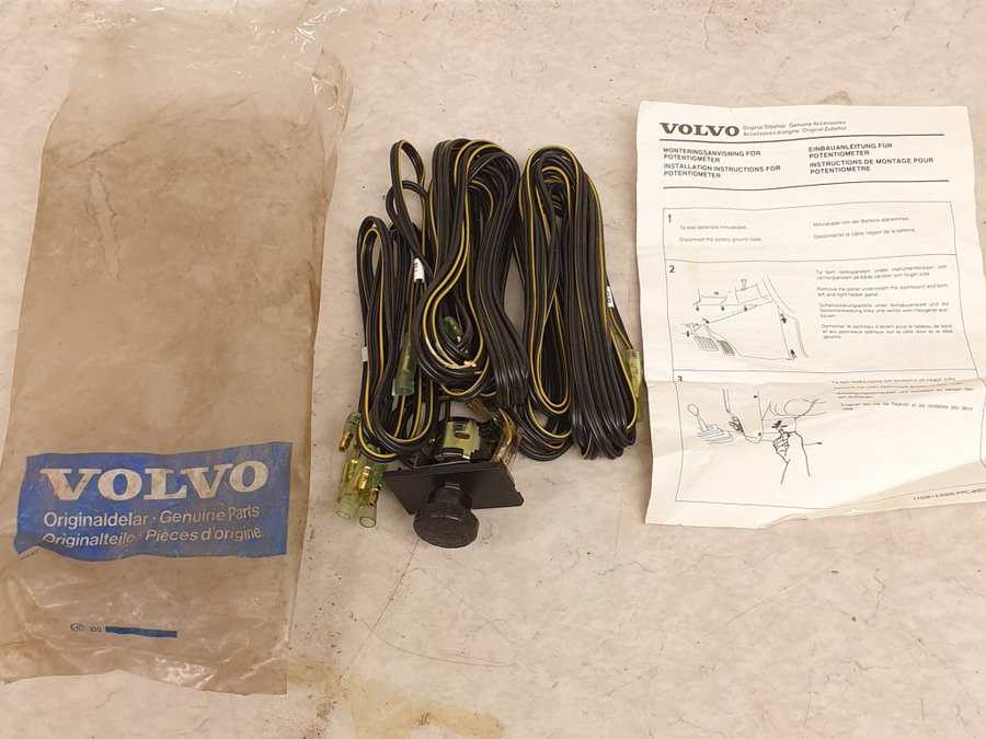 Volvo Original radio/stereo tillbehör NOS balanskontroll till Volvo 240/260