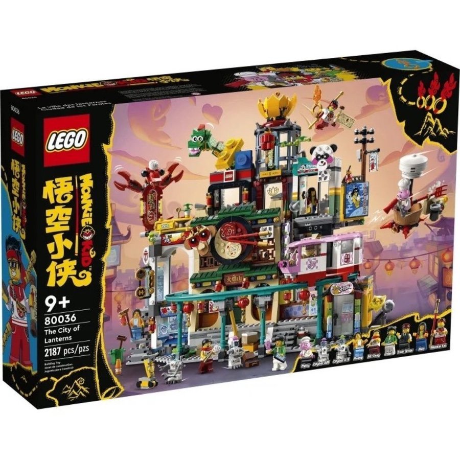 LEGO Monkie Kid City of Lanterns 80036 OÖPPNAD/HELT NY