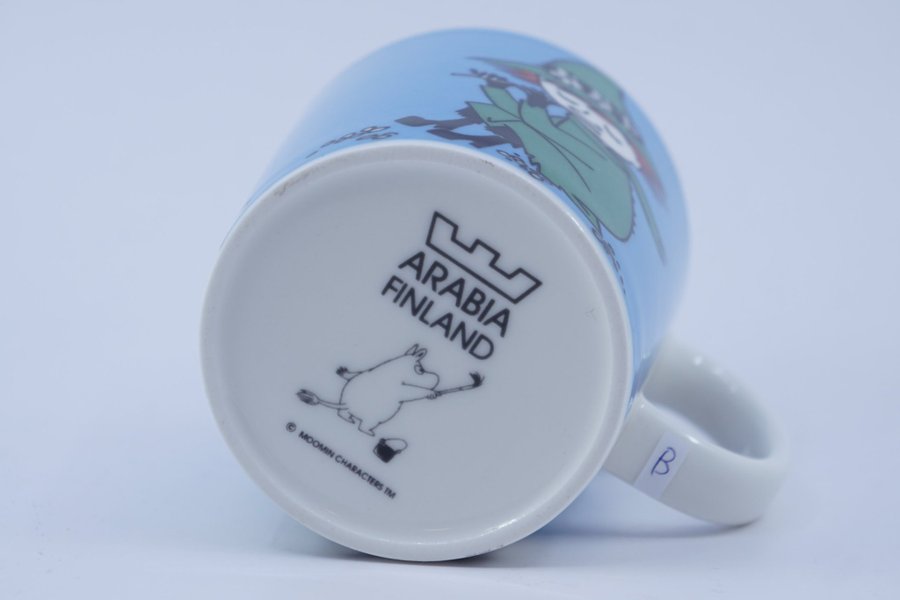 Muminmugg Snusmumriken, blå / Moomin Mug Snufkin [B]