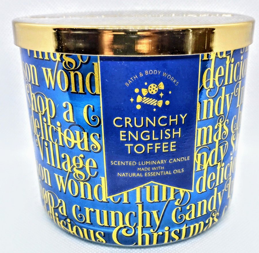 CRUNCHY ENGLISH TOFFEE Bath  Body Works 3 veks ljus