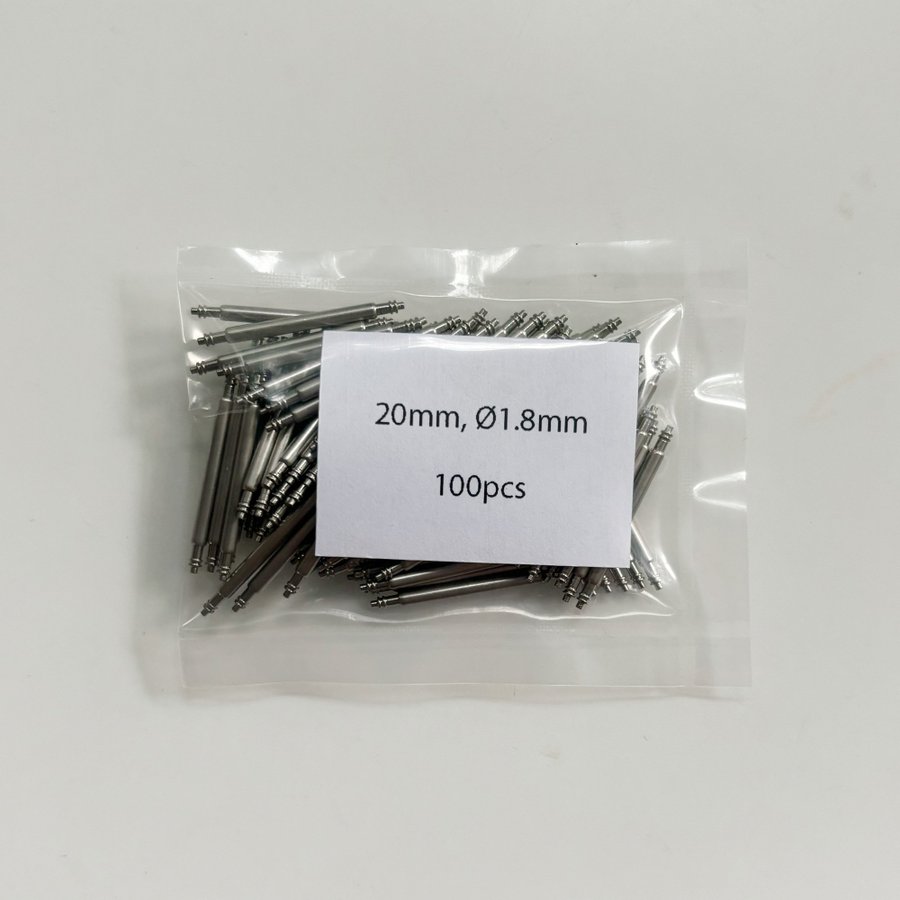 20mm Bandstift 100st | 20mm Spring Bars 100pcs