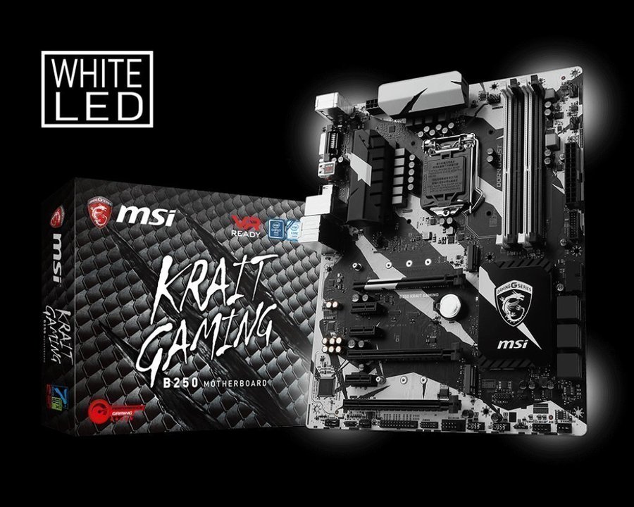 MSI B250 KRAIT GAMING + Intel G3900 + 16GB RAM + Bonus Rx470