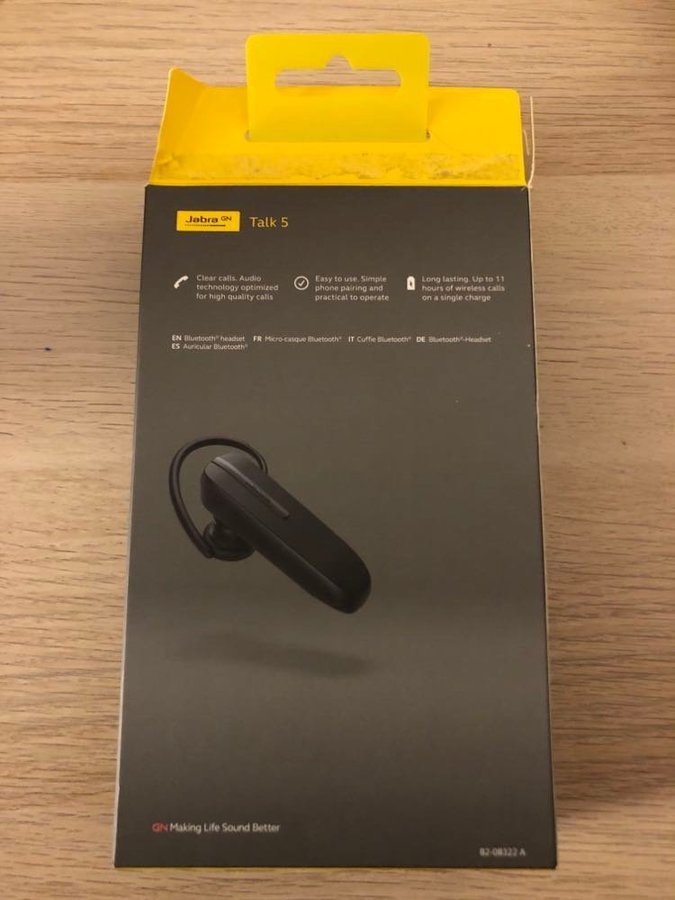 Jabra Talk 5 Bluetooth Headset - Perfekt för Samtal