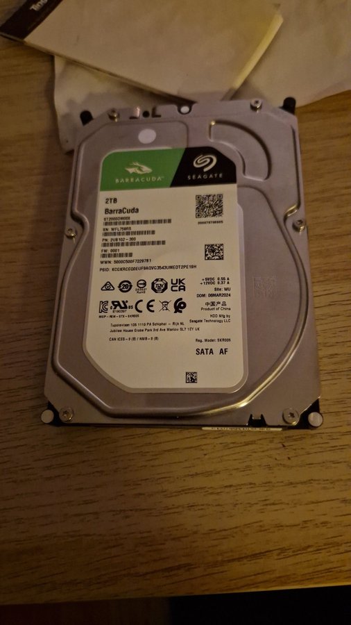 Seagate BarraCuda 2TB