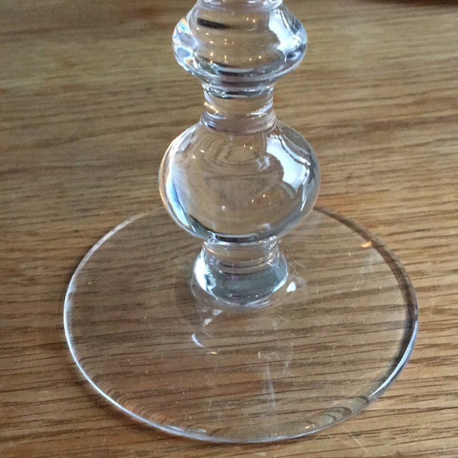 Ljusstake glas