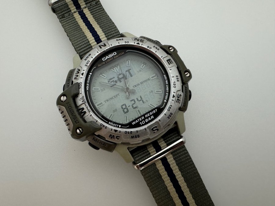 Casio Protrek TWINCEPT PRT-500 Men Dual Sensor