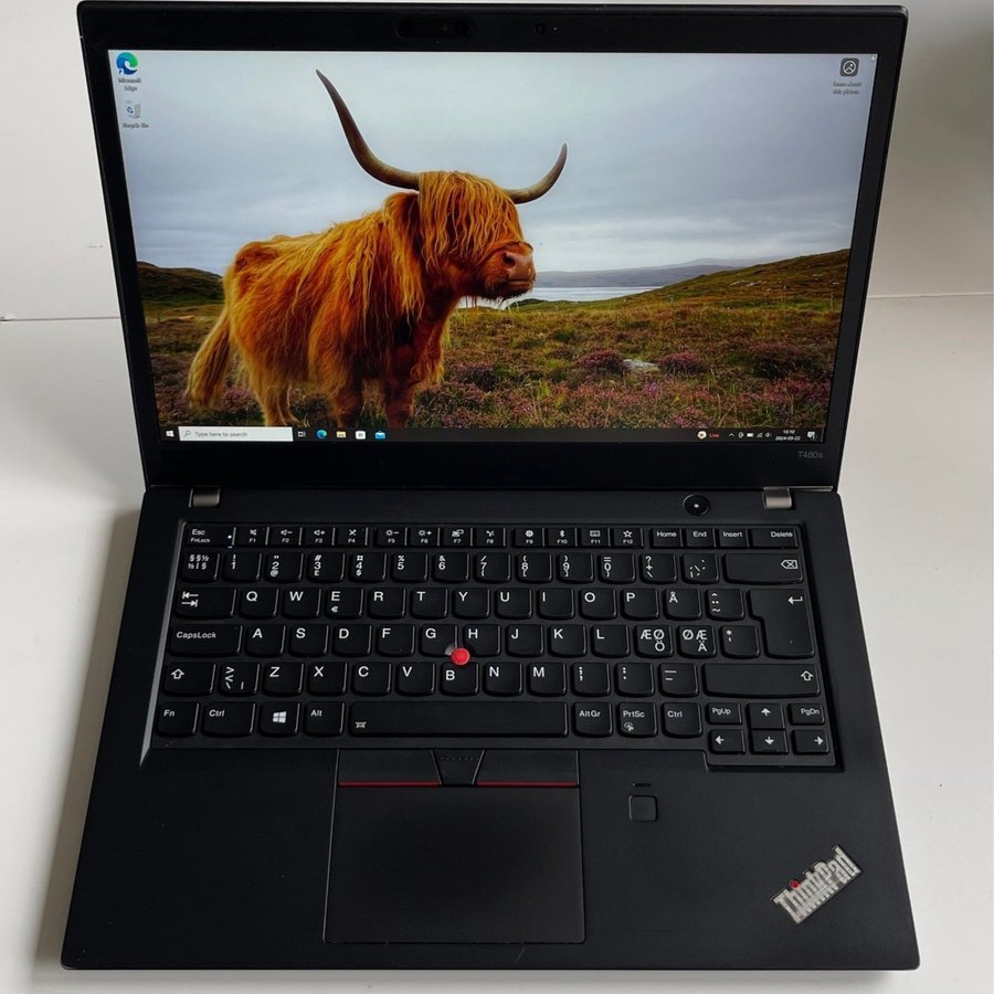 Lenovo ThinkPad T480s + Laddare - i7, 16GB DDR4, 512GB SSD