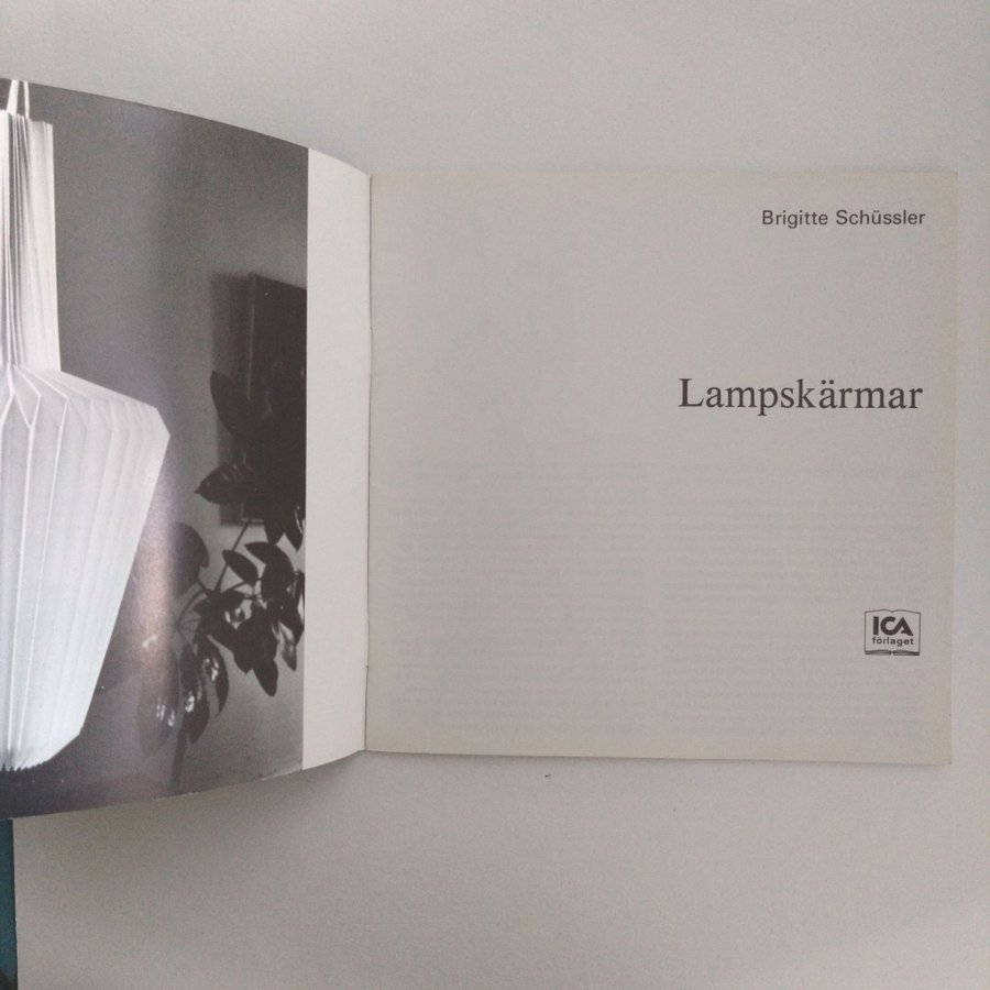 Lampskärmar - pysselbok av Brigitte Schüssler (1968)