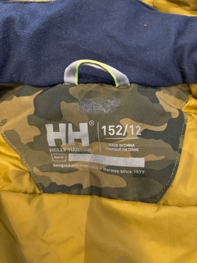 Helly Hansen gröna skidkläder, storlek 152/12