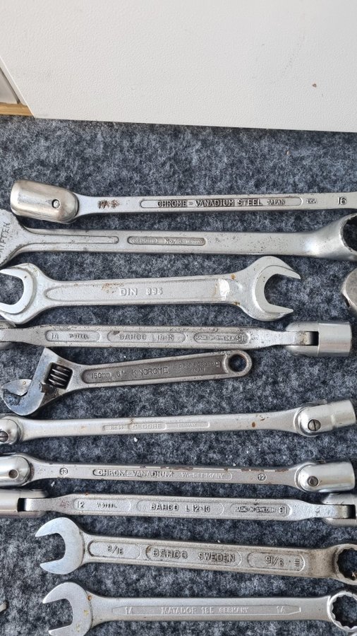 Diverse verktyg bahco knipex