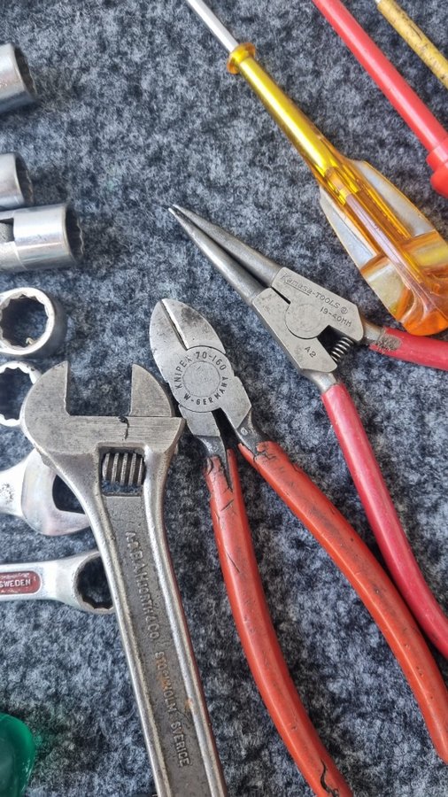 Diverse verktyg bahco knipex