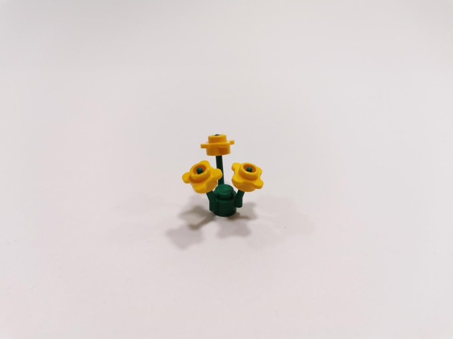 Lego - växt - blomma - bright light orange