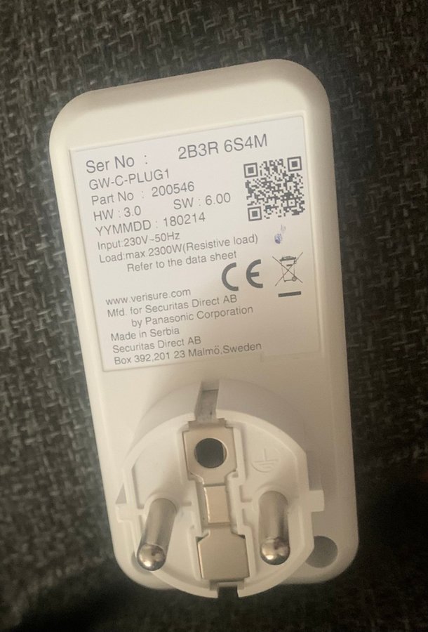 Verisure Smart Plug