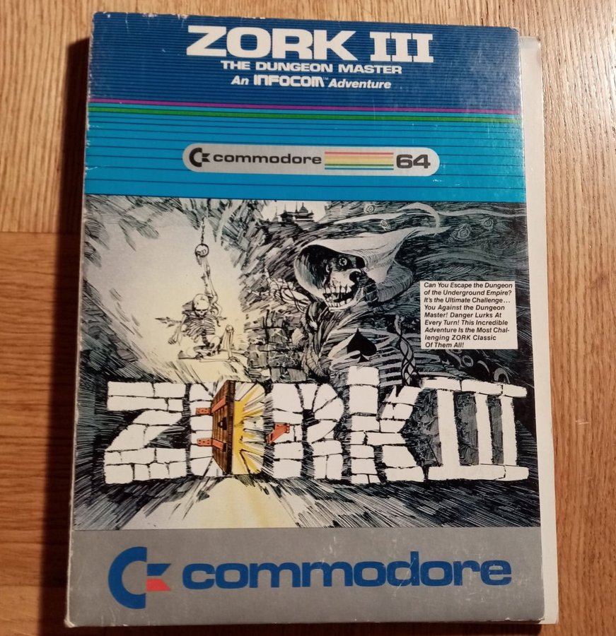 Zork III - The Dungeon Master (CBM - Infocom) Disk ->TESTAD<- Commodore 64 / C64