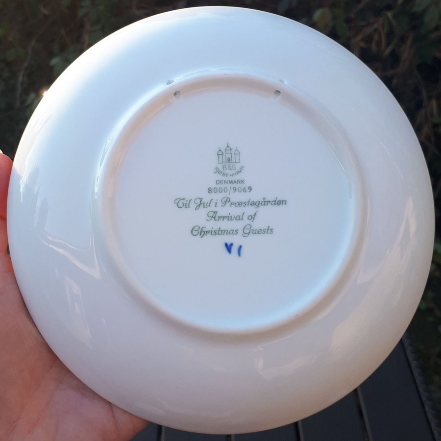 1969 Bing  Grondahl Like-New Christmas Plate. Buy up to 6 = pay shipping for 1!