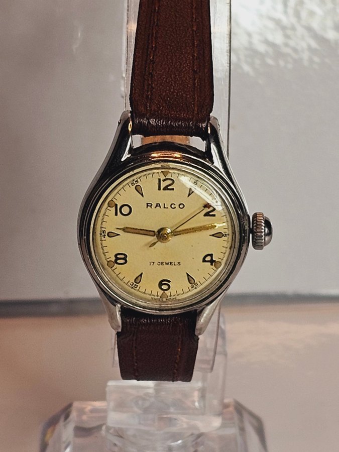 RALCO Damklocka 17 Jewels 1950-tal