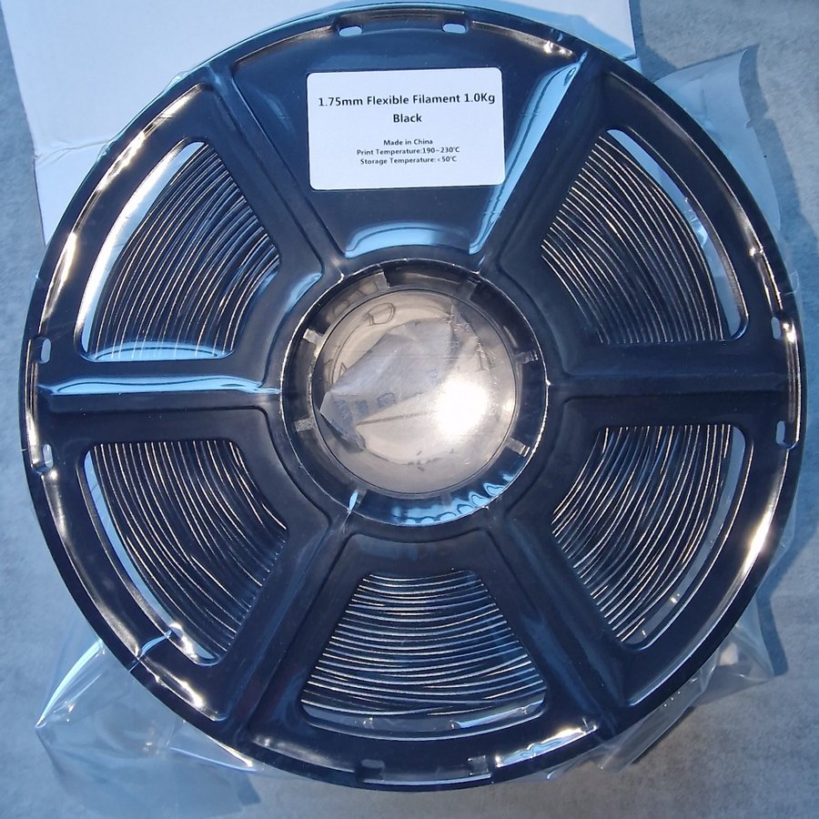 Flexibel Filament 10Kg svart 175mm