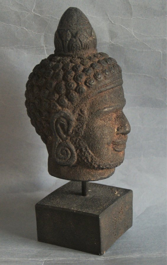 Buddha Byst huvudskulptur buddhahuvud