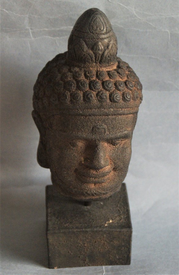 Buddha Byst huvudskulptur buddhahuvud