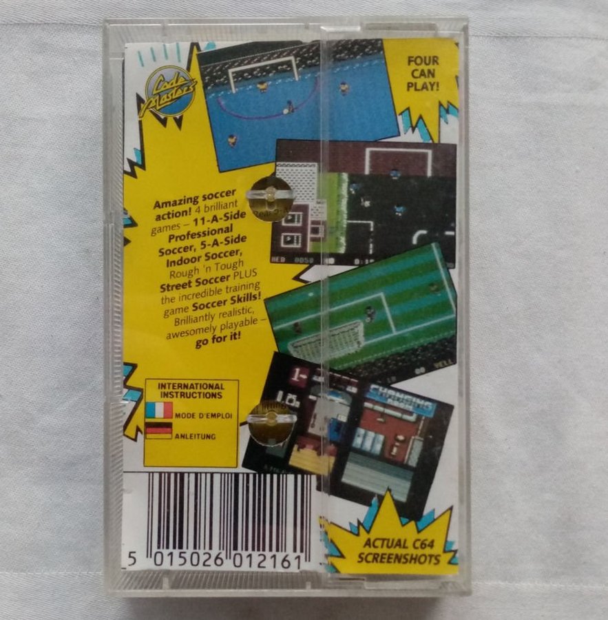 4 Soccer Simulators (Codemasters) [BEST SELLER] - Commodore 64/C64 Spel