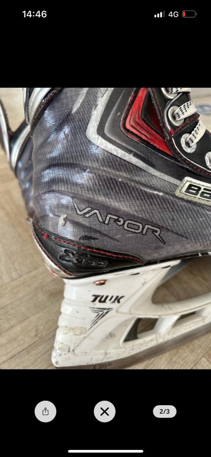 Bauer Vapor X:60 Skridskor Storlek US 6.5