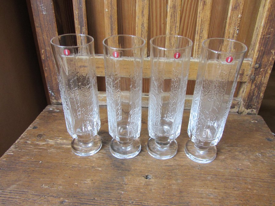 Iittala 4 Champagneglas KALINKA des. Timo Sarpanera