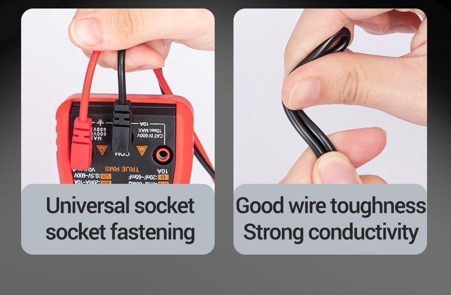 Testsladdar för multimeter