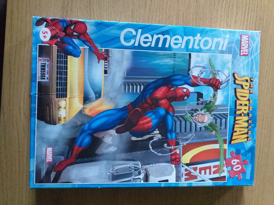 Marvel Spider-Man, spiderman, spindelmannen 60 bitar, från 5 år. Clementoni